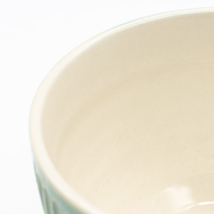 Aito Ripple Bowl 410ml Light Green Mino Ware Japan 266436+Spoon-Kiichin - The #1 Place for Japanese Goods in Your Hand!