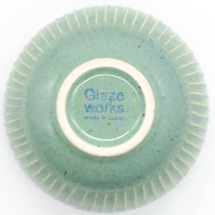 Aito Ripple Bowl 410ml Light Green Mino Ware Japan 266436+Spoon-Kiichin - The #1 Place for Japanese Goods in Your Hand!
