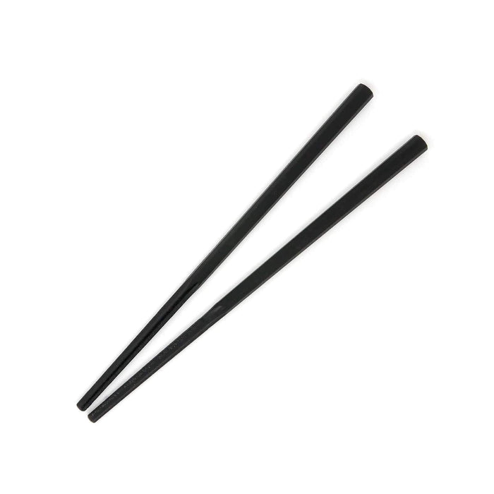 Akebono 21Cm Black Decagonal Non-Slip Noodle Chopsticks - Japanese Kitchen Essential-Kiichin - The #1 Place for Japanese Goods in Your Hand!
