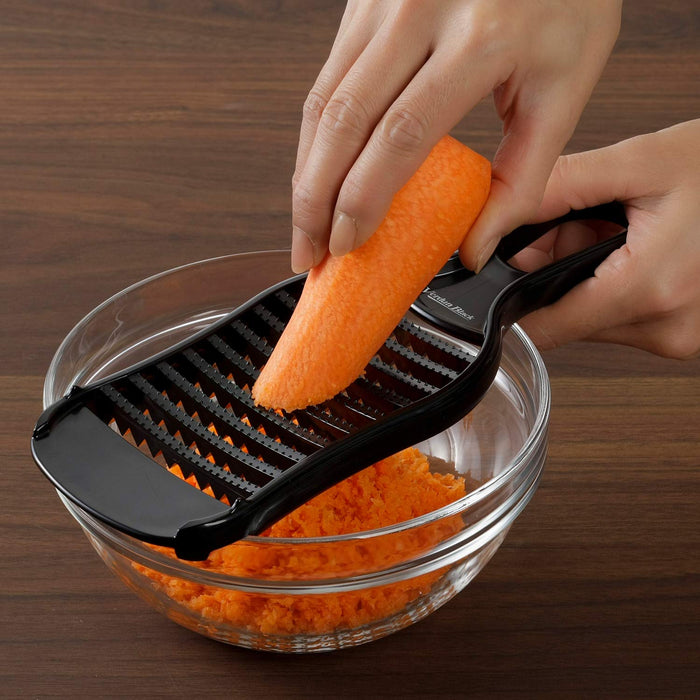 Shimomura Kogyo Antibac VB-611 Japan Made Dishwasher Safe Grated Black Shari Fluffy-Kiichin - The #1 Place for Japanese Goods in Your Hand!