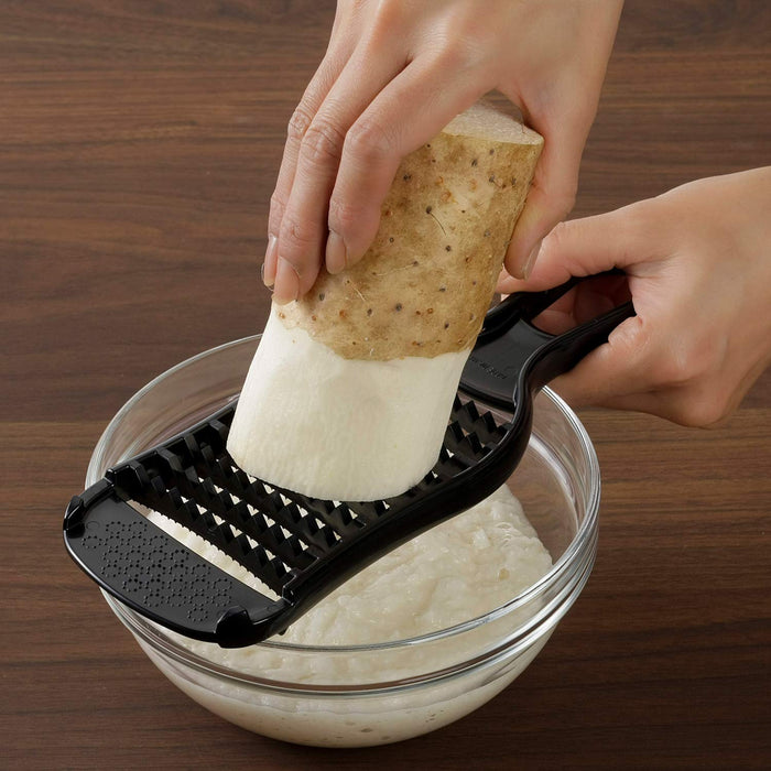 Shimomura Kogyo Antibac VB-611 Japan Made Dishwasher Safe Grated Black Shari Fluffy-Kiichin - The #1 Place for Japanese Goods in Your Hand!