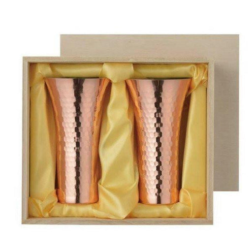 Asahi Copper Beer Glass Set - 380ml (2 Glasses)-Kiichin - The #1 Place for Japanese Goods in Your Hand!