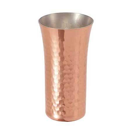 Asahi Copper Glassware Set with Bottle Opener - 4 Glasses (160ml) [CNE924]-Kiichin - The #1 Place for Japanese Goods in Your Hand!