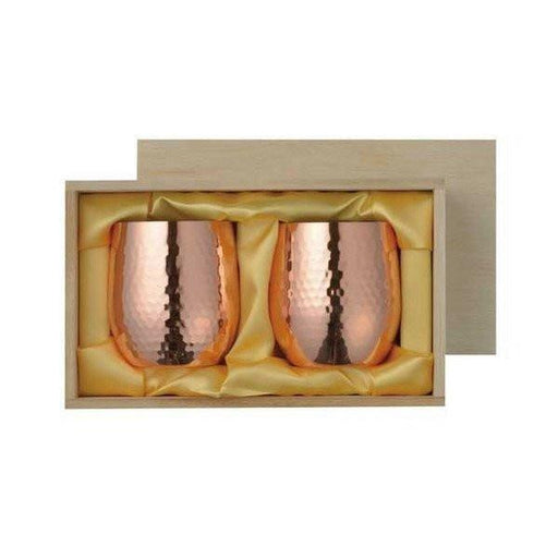 Asahi Copper Whiskey Rocks Glass Set - 2 Glasses, 340ml-Kiichin - The #1 Place for Japanese Goods in Your Hand!
