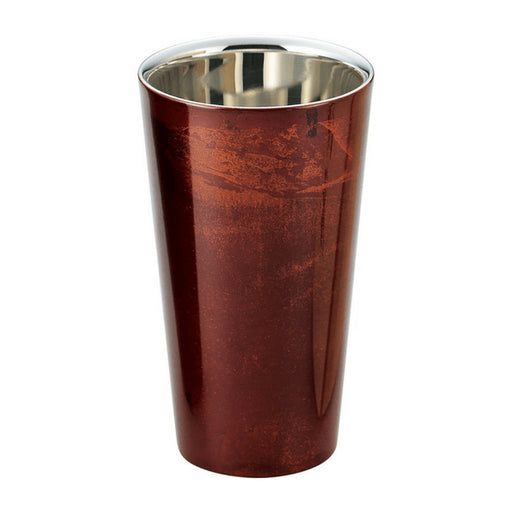 Asahi Japan Yamanaka Urushi Lacquer Double-Wall Cooler Glass 270Ml Red - Premium Gift Set-Kiichin - The #1 Place for Japanese Goods in Your Hand!
