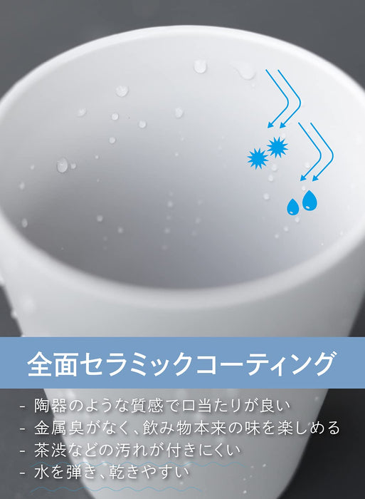 CB Japan White 240ml Vacuum Insulated Steel Tumbler Dishwasher Safe-Kiichin - The #1 Place for Japanese Goods in Your Hand!