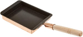 Ebm Copper Tamagoyaki Kansai Type 15cm (Fluorine Resin)-Kiichin - The #1 Place for Japanese Goods in Your Hand!