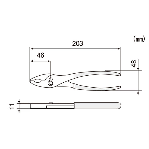 Engineer Combination Pliers PC-08-Kiichin - The #1 Place for Japanese Goods in Your Hand!