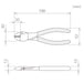 Engineer NK-47 180mm Double Edge Round Electrician Iron Nipper-Kiichin - The #1 Place for Japanese Goods in Your Hand!