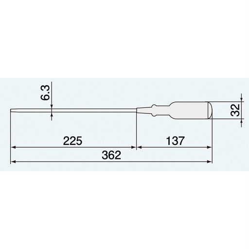 Engineer Long Grip Driver 6.0x0.8mm 225mm DG-11-Kiichin - The #1 Place for Japanese Goods in Your Hand!