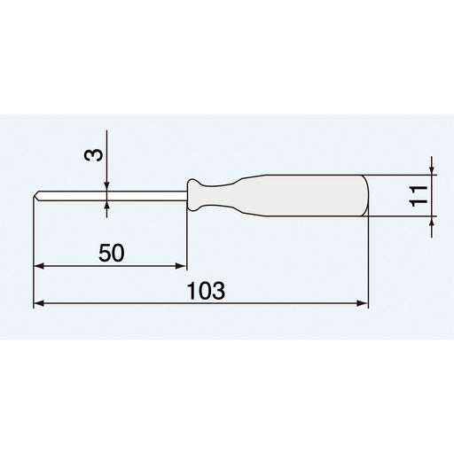 Engineer Driver 2.6x0.35 50mm DS-12-Kiichin - The #1 Place for Japanese Goods in Your Hand!