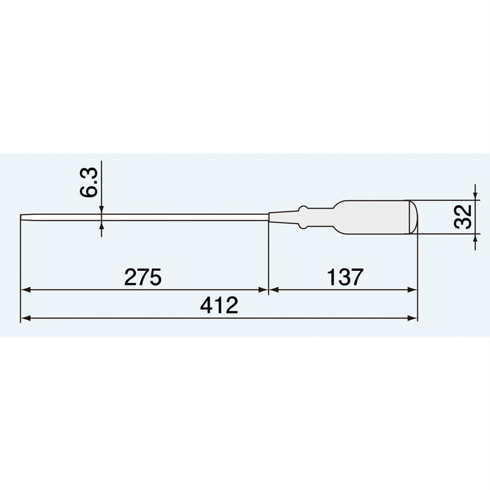 Engineer Long Grip Driver 6.0x0.8mm DG-13 275mm-Kiichin - The #1 Place for Japanese Goods in Your Hand!