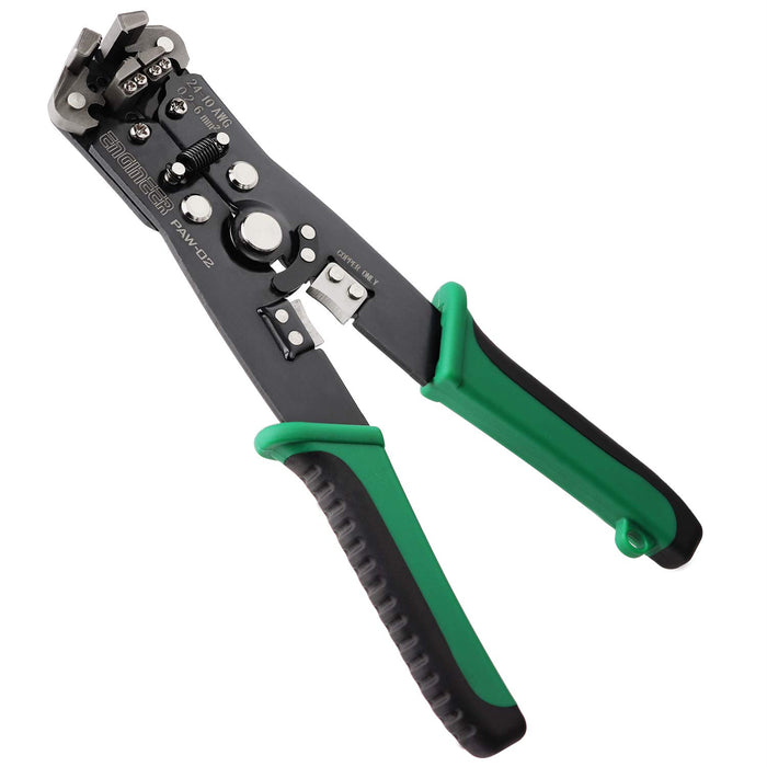Engineer Paw-02 Multi-Wire Stripper Auto Wire Diameter Adjustment for Electrician Exam-Kiichin - The #1 Place for Japanese Goods in Your Hand!