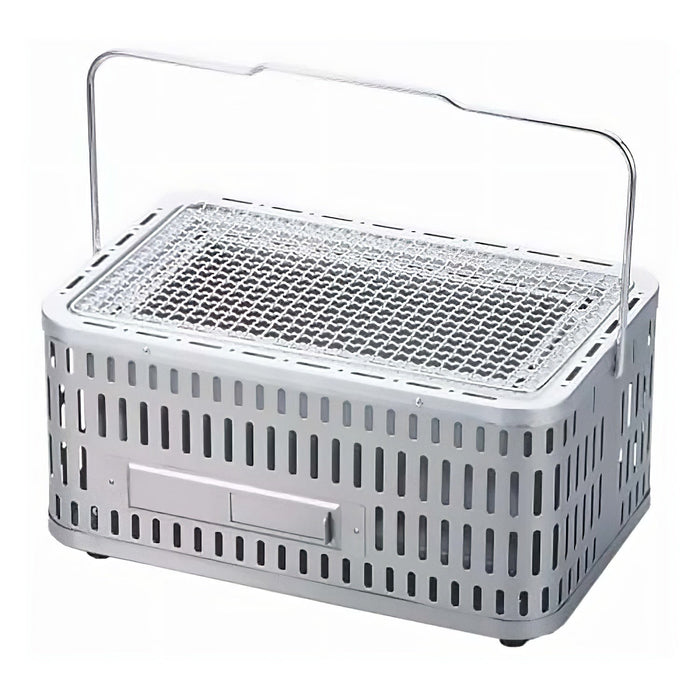 Green Life Steel Charcoal Konro Grill 45cm - The Ultimate Outdoor Cooking Experience-Kiichin - The #1 Place for Japanese Goods in Your Hand!