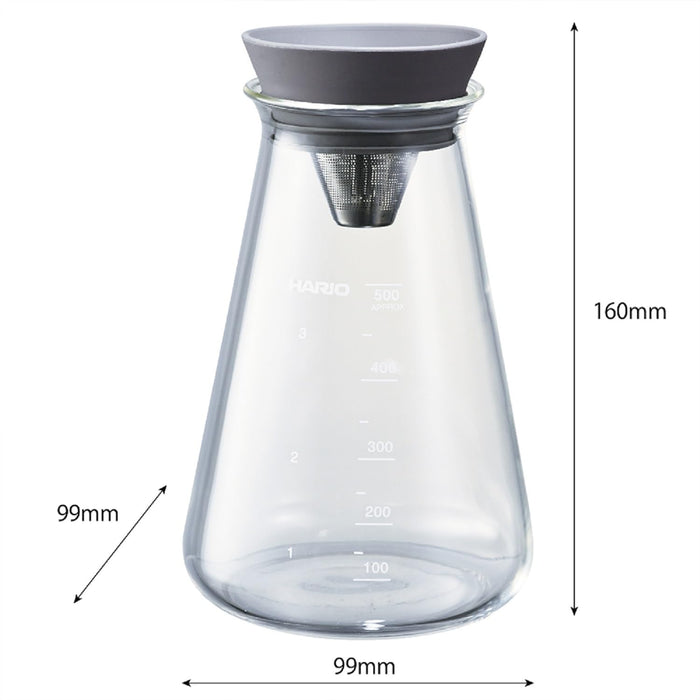 Hario CTP-500-GR Tea Pitcher 500ml Japan Made-Kiichin - The #1 Place for Japanese Goods in Your Hand!