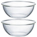 Hario Heat-Resistant Glass Bowls 2pcs Transparent-Kiichin - The #1 Place for Japanese Goods in Your Hand!