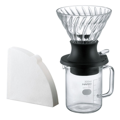Hario SSD-5012-B Immersion Dripper Switch 200ml Yield Black Japan Made Set-Kiichin - The #1 Place for Japanese Goods in Your Hand!
