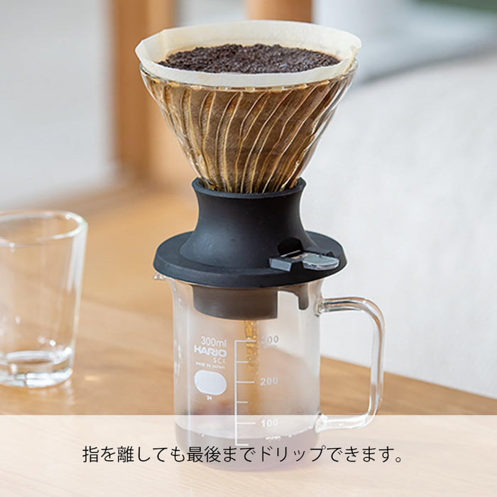 Hario SSD-5012-B Immersion Dripper Switch 200ml Yield Black Japan Made Set-Kiichin - The #1 Place for Japanese Goods in Your Hand!