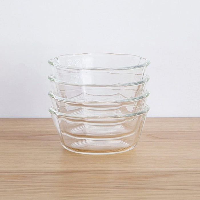 Hario Japan 6-Piece 300Ml Buono Kitchen Swb-30-Bk Clear Heat Resistant Glass Sweets Bowl Set-Kiichin - The #1 Place for Japanese Goods in Your Hand!