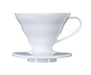 Hario V60 01 Transparent Coffee Dripper VDR-01-W 1-2 Cups-Kiichin - The #1 Place for Japanese Goods in Your Hand!