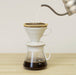 Hario V60 Ceramic Dripper Set 1-4 Cups White XVDD-3012W Japan-Kiichin - The #1 Place for Japanese Goods in Your Hand!