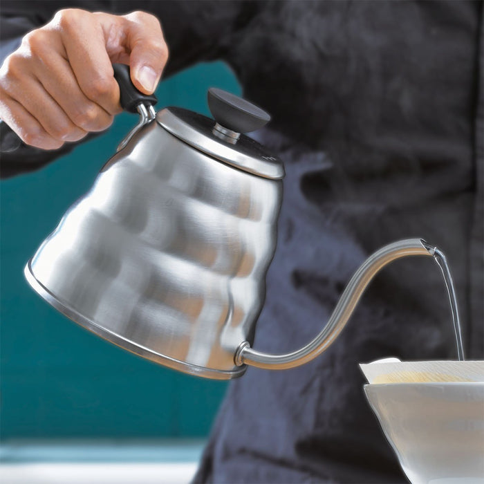 Hario V60 Drip Kettle Hairline Silver 800Ml - Gas/Ih Compatible - VKB-120Hsv-Kiichin - The #1 Place for Japanese Goods in Your Hand!