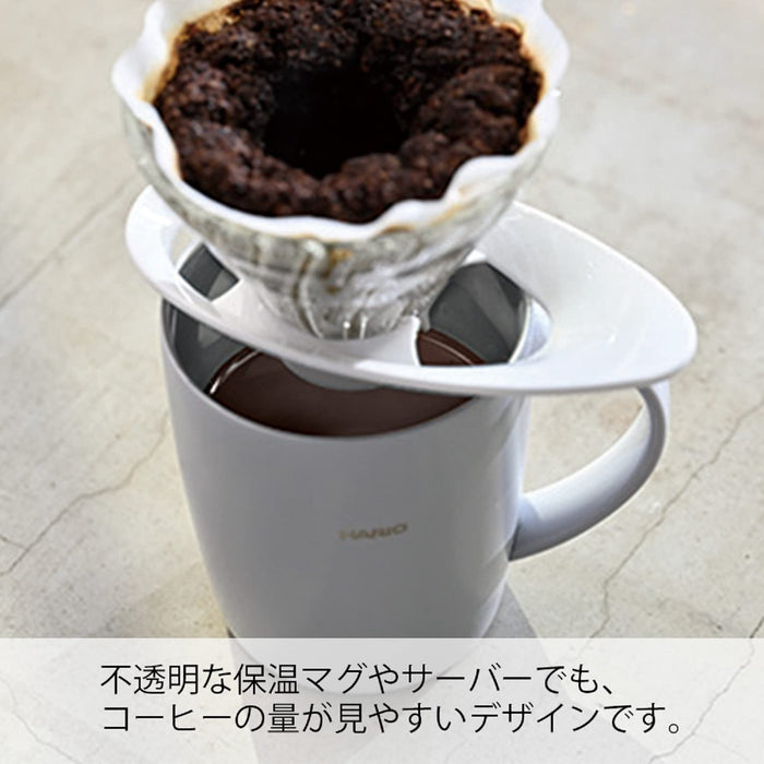 Hario V60 Glass Dripper 02 White 1-4Cups Japan VDGR-02-W-Kiichin - The #1 Place for Japanese Goods in Your Hand!