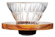 Hario V60 Glass Coffee Dripper Olive Wood 01 VDGR-01-OV 1-2 Cups-Kiichin - The #1 Place for Japanese Goods in Your Hand!