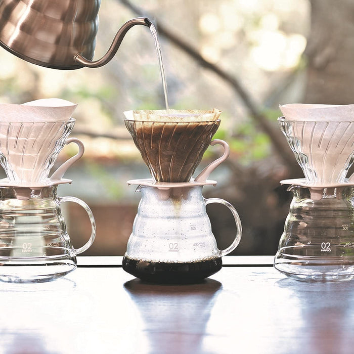 Hario V60 VDG-02B Glass Dripper 1-4 Cups Japan Black-Kiichin - The #1 Place for Japanese Goods in Your Hand!