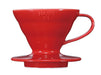 Hario V60 Ceramic Dripper 01 Red 1-2 Cups VDCR-01-R-Kiichin - The #1 Place for Japanese Goods in Your Hand!