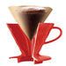 Hario V60 Ceramic Red Dripper 1-4 Cups VDCR-02-R Japan-Kiichin - The #1 Place for Japanese Goods in Your Hand!