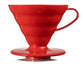 Hario V60 Dripper 02 Red 1-4 Cups Coffee Hand Drip Japan VDR-02-R-Kiichin - The #1 Place for Japanese Goods in Your Hand!