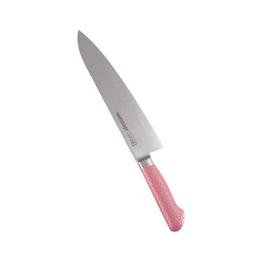 Hasegawa Stainless Steel Antibacterial Gyuto Knife - 240mm Pink-Kiichin - The #1 Place for Japanese Goods in Your Hand!