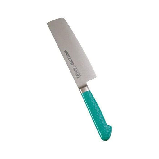 Hasegawa Stainless Steel Nakiri Knife 160mm - Green-Kiichin - The #1 Place for Japanese Goods in Your Hand!