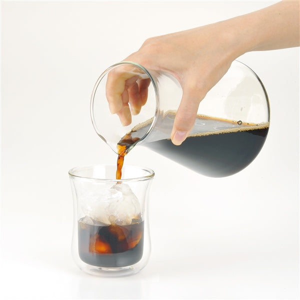 Iwaki Glass Water Drip Coffee Server - Heat Resistant and User-Friendly-Kiichin - The #1 Place for Japanese Goods in Your Hand!
