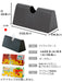 Iwatani Materials Japan Poly Bag Case - Dark Gray | 22.5X9.5X10.8Cm Kitchen Pantry Storage-Kiichin - The #1 Place for Japanese Goods in Your Hand!
