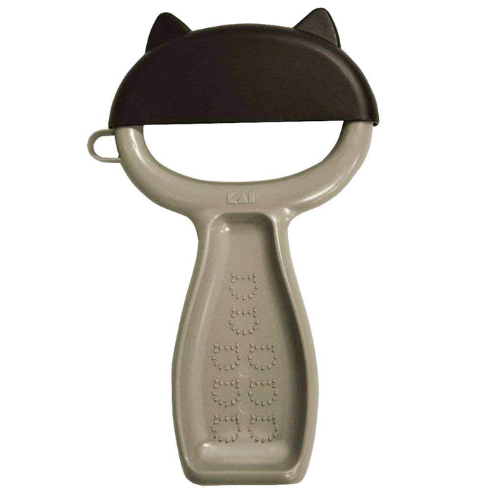 Kai Nyammy Cat Peeler w/Hat-Shaped Cover - Made in Japan DH2720-Kiichin - The #1 Place for Japanese Goods in Your Hand!