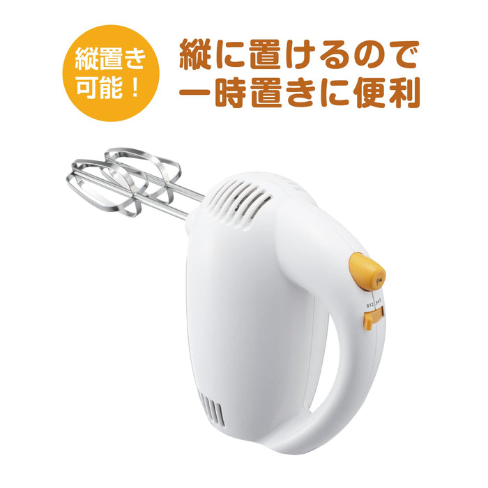 Kai DL0501 Electric Hand Mixer Whisk White-Kiichin - The #1 Place for Japanese Goods in Your Hand!