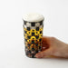 Kimoto Glass Tokyo Kuroco Edo Kiriko Tumbler - Authentic Japanese Ichimatsu Design-Kiichin - The #1 Place for Japanese Goods in Your Hand!