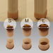 Lec Leg Pita Cap M Φ30Mm - 4-Piece Set, Made in Japan-Kiichin - The #1 Place for Japanese Goods in Your Hand!