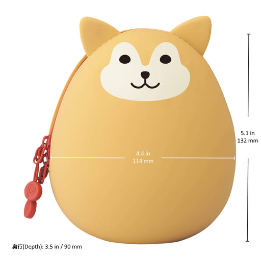 Lihit Lab Egg Pouch Big Shibainu A7783-2 - Premium Japanese Priority-Kiichin - The #1 Place for Japanese Goods in Your Hand!