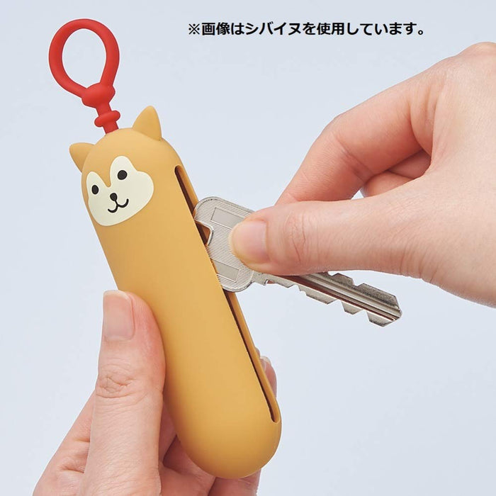 Lihit Lab Key Case Slim Penguin A7785-10 - Top Choice for Organizing Keys-Kiichin - The #1 Place for Japanese Goods in Your Hand!