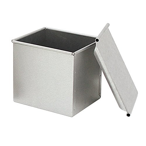 Japanese-Made Square Bread Case with Lid - 0.5 Loaf, 9.5cm - High-Quality Brand Generic Product-Kiichin - The #1 Place for Japanese Goods in Your Hand!