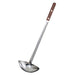 Marutama 180ml Stainless Steel Double-Sided Scooping Ladle with Wooden Handle-Kiichin - The #1 Place for Japanese Goods in Your Hand!