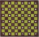 Miyamoto-Towel Furoshiki Lunch Cloth - Japanese Pattern Okami'S 50X50Cm Checkered Rice Ball-Kiichin - The #1 Place for Japanese Goods in Your Hand!