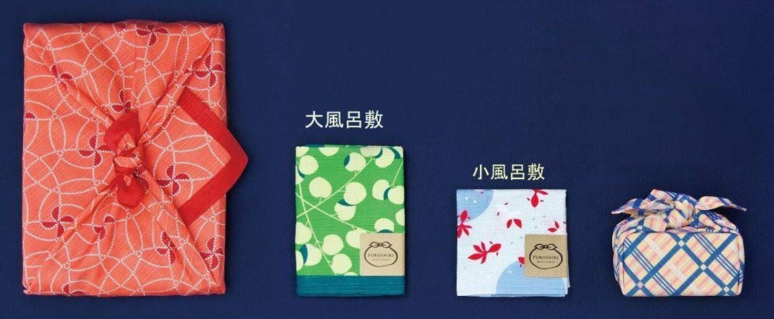 Miyamoto-Towel Furoshiki Lunch Cloth - Japanese Pattern Okami'S 50X50Cm Checkered Rice Ball-Kiichin - The #1 Place for Japanese Goods in Your Hand!
