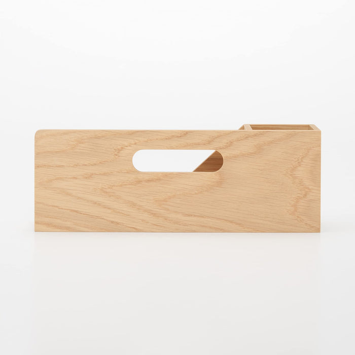 Mujirushi Ryohin Japan Wooden Desktop Toolbox - Compact and Functional-Kiichin - The #1 Place for Japanese Goods in Your Hand!