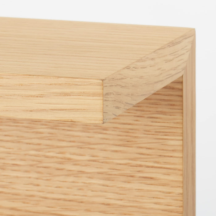 Mujirushi Ryohin Oak Wood Wall Shelf - 44x12x10cm - Made in Japan-Kiichin - The #1 Place for Japanese Goods in Your Hand!