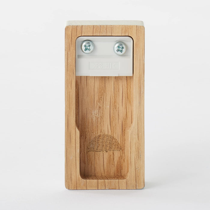 Mujirushi Ryohin Oak Wall Hook - Light Gray (4x6x8cm)-Kiichin - The #1 Place for Japanese Goods in Your Hand!