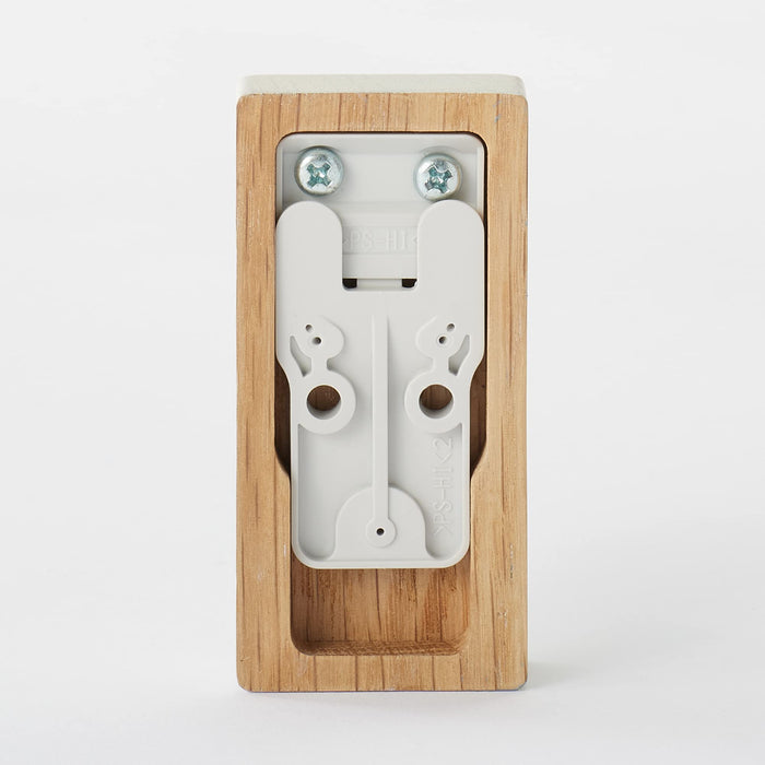 Mujirushi Ryohin Oak Wall Hook - Light Gray (4x6x8cm)-Kiichin - The #1 Place for Japanese Goods in Your Hand!